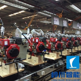 旋耕机装配流水线